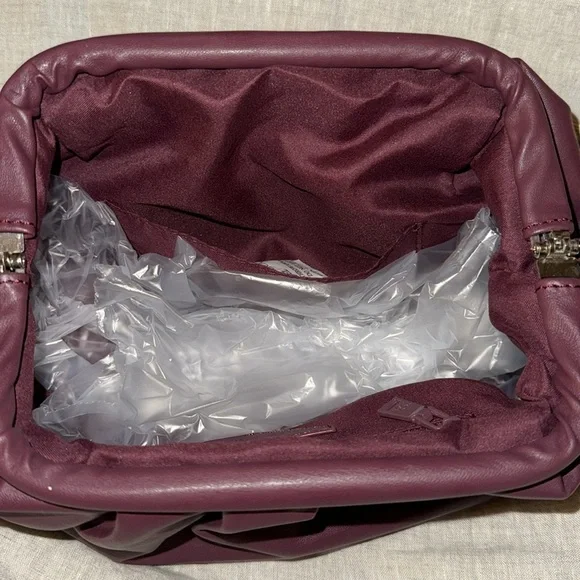 NWT Badgley Mischka Wrapped Frame Clutch: Plum
Perfect fall bag - Picture 8 of 9